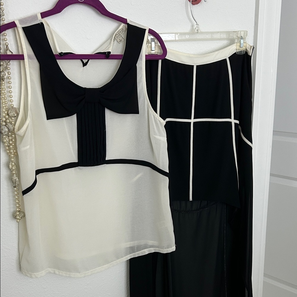 Love Culture Cream and Black Ensemble